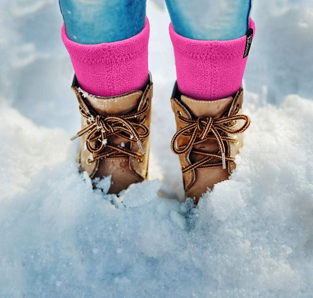Womens Hiking Fleece Warm Boot Socks Comfortable Military Liner 