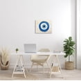thumbnail image 2 of Stupell Industries Evil Eye Shape Striped Mati Symbol Graphic Art Gallery Wrapped Canvas Print Wall Art, Design by Ziwei Li, 2 of 7