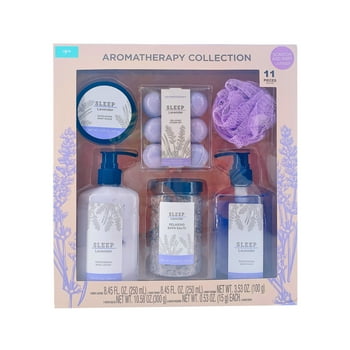 Aromatherapy  Bath Gift Set, Lavender, 11 Piece Set