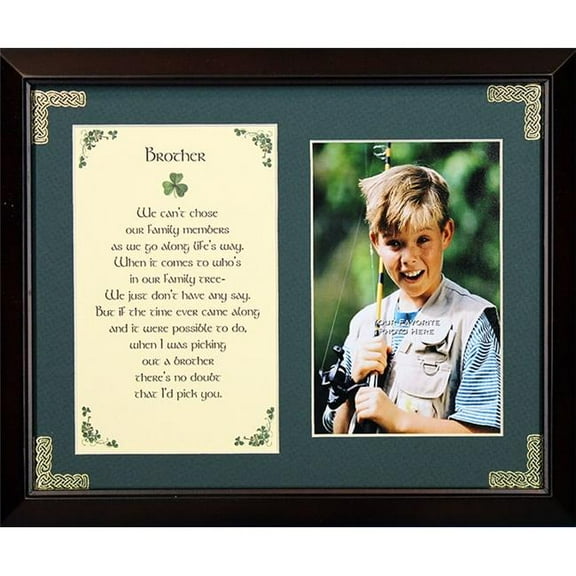 Peter Townsends Irish PFB8x10-Brother 8 x 10 in. Brother Blessing Photo Frame