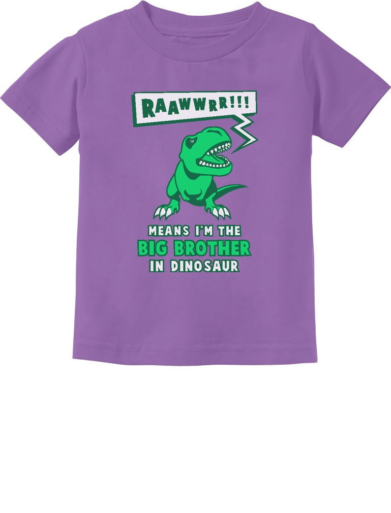Big Brother Shirt Dinosaur Trex Big Brother Gift Toddler Infant Kids T-Shirt