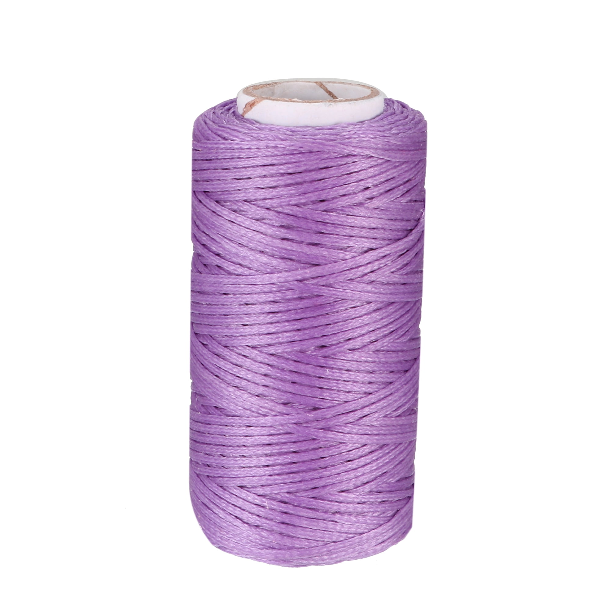 Uxcell Sewing Stitching Waxed Thread Cord Leather Light Purple 1pcs ...