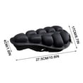 thumbnail image 3 of Inflatable Bicycle Seat Cover, Anti-shock Design, Portable, Mini Size, for Commuting, Office Use, Breathable Material, Travel Friendly, Ergonomic Shape, Universal Fit,YISHFHP,Black, 3 of 8
