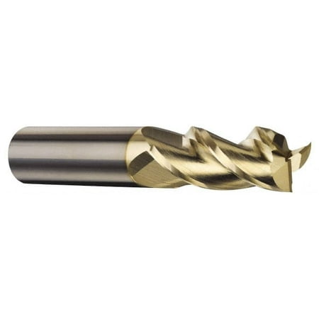 

Accupro 3 Flute Solid Carbide Roughing & Finishing Square End Mill ZrN Finish Straight Shank 37° Helix Centercutting