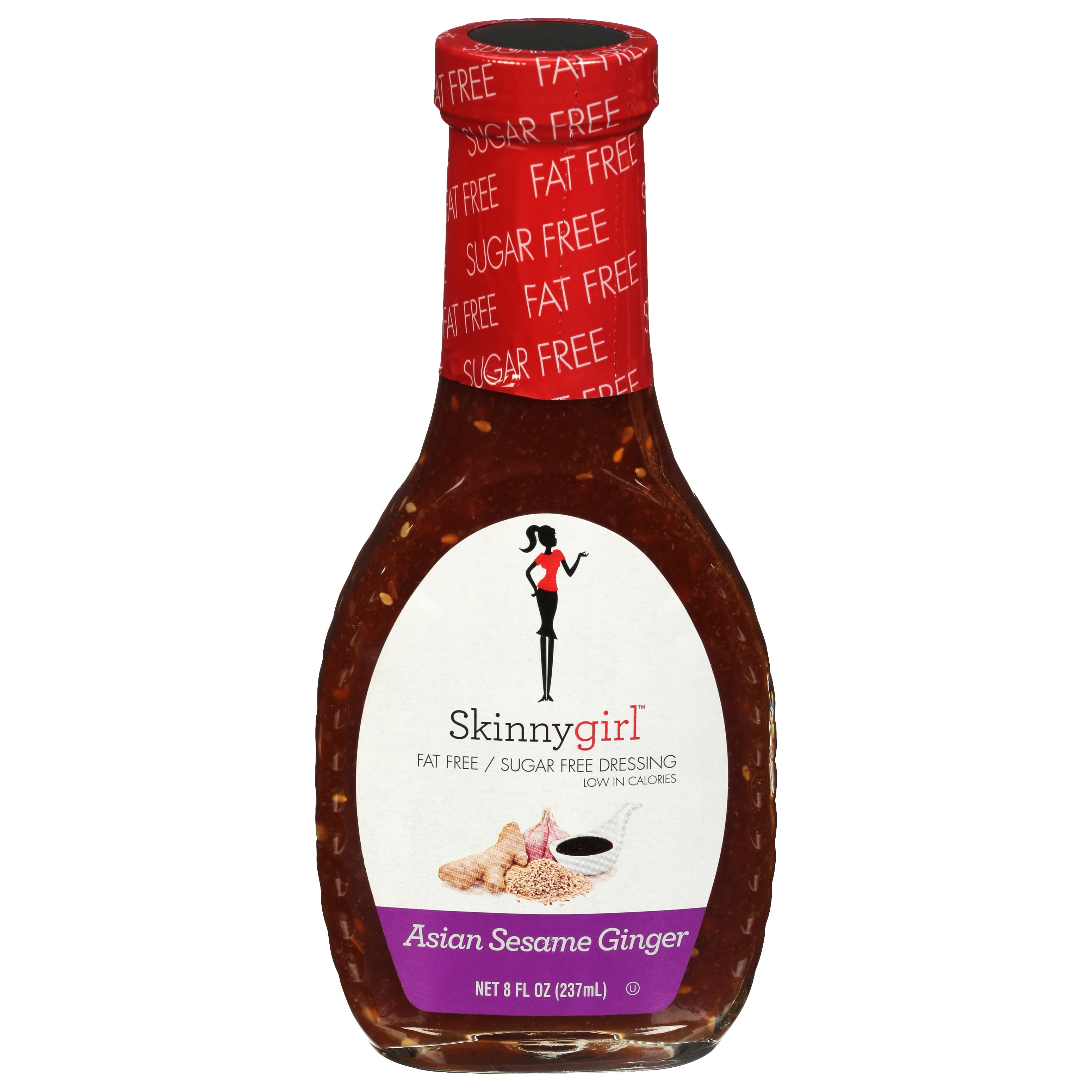 Skinnygirl, Fat-Free, Sugar-Free Asian Sesame Ginger Salad Dressing, 8 oz