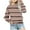 Khaki, variant on GigrtiJin Girls Plus Size Sweatshirt Kids Crewneck Long Sleeve Striped Blouse Fashion Casual Loose Pullover Tops