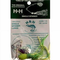 H&H Lure Company Original Spinner Bait Single Blade, 3/8 oz