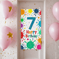 thumbnail image 6 of Colorful Balloon Themed 7th Birthday Backdrop Banner Party Decoration Background Photography Props for Birthday Party Celebrations Decor Happy Birthday Event Supplies, 6 of 7