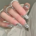 thumbnail image 1 of 2023 Nueva Barbie Uñas a presión tipo taladro triturado tipo prensa Uñas de cuervo Uñas postizas brillantes Uñas acrílicas de cobertura total tipo prensa, 1 of 4