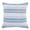 Blue/Ivory, variant on Ox Bay Ariya Yellow/Ivory Chevron Cotton Adult Decorative Throw Pillow