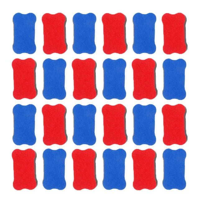 LEEYNEER 24 Pcs Marqueurs Petits Effaçable à Sec Tableau Blanc Effaceur de Tableau Blanc Bureau