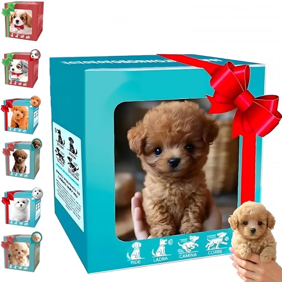 BESTSKY Wuffy Robot Puppy, Upgraded Robot Dogs That Act Like Real Dogs, Realistic Robots Puppy, Can Walk, Bark and Wag Its Tail, Interactive Lifelike Pet for Children and Adults