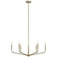 thumbnail image 3 of 52718CPZ Kichler Lighting Madden - 6 Light Chandelier-17.5 Inches Tall and 32 Inches Wide-Champagne Bronze Finish, 3 of 6