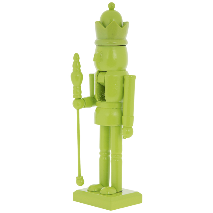 Green Wood Nutcracker With Staff Christmas Decoration Gift Walmart