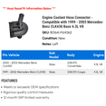 thumbnail image 2 of Engine Coolant Hose Connector - Compatible with 1999 - 2003 Mercedes-Benz CLK430 Base 4.3L V8 2000 2001 2002, 2 of 2