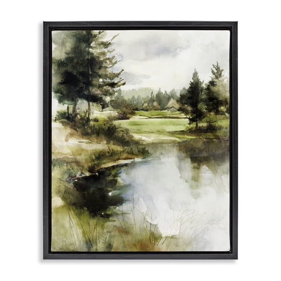 Stupell Industries The Secret Grove Black Framed Floater Canvas Wall Art, design by Svetlana Aleynikova