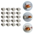 thumbnail image 2 of 25pcs Biodegradable Burger Packing Boxes Fast Food Storage Boxes Burger Holder, 2 of 5