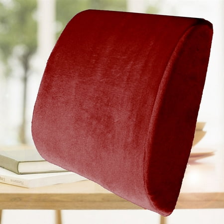 Memory Foam Lumbar Back Support Pillow Sciatica Pain Relief Seat