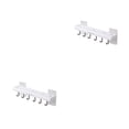 thumbnail image 2 of Kearding Soporte de almacenamiento para rebanadora montado en la pared, estante multifuncional de plástico Ding, estante organizador de herramientas para Blanco 2piezas Kearding CBP434601, 2 of 6
