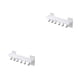 thumbnail image 2 of Moyic Soporte de almacenamiento para rebanadora montado en la pared, estante multifuncional para restaurante de Hotel, herramienta para cortar cocina Blanco 2piezas Moyic CBP434601, 2 of 6