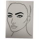 thumbnail image 1 of Tabla de práctica de pintura facial, herramienta de exhibición, tamaño A4, lavable, gráficos faciales básicos Estilo B, 1 of 9