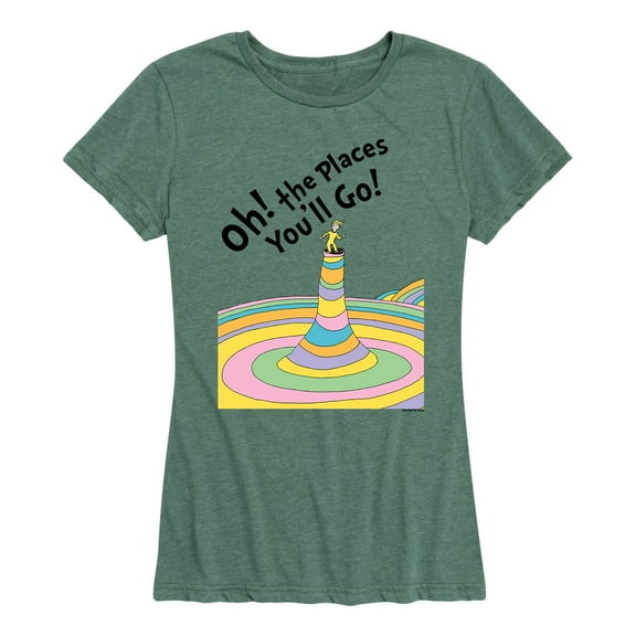 Dr. Seuss - Cat In the Hat - Women's Short Sleeve Graphic T-Shirt