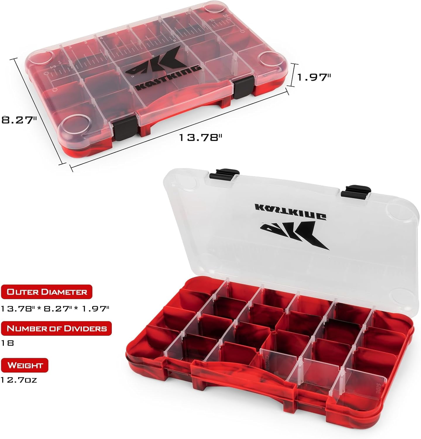 capt khanh tackle box iSeries 1610-10 These boxes of bait are great fishing gifts for dad Kokanee Power