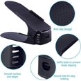thumbnail image 3 of 10 Pack Adjustable Shoe Rack, Stack Shoes, Shoe Organizer, Space Saving Shoe Rack Holder (Black), 3 of 5
