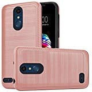 GSA Slim Brushed Hybrid Case For LG K30/LG K10 (2018) Harmony 2 - Rose Gold/Black