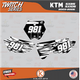 thumbnail image 3 of Kalair GFX Graphics Kit for Ktm SX85 SX105 (2003-2005) Twitch Series, 3 of 5