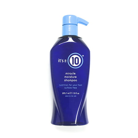 It's A 10 Miracle Moisture Shampoo 10 Oz, Sulfate Free Nutrition For Your