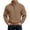 Khaki, variant on Enjoytime Mens Quarter Zip Sweatshirt Fall Winter Warm Stand Collar Long Sleeve Casual Pullover Sweatshirts
