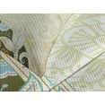 thumbnail image 4 of Ambesonne Olive Green Quilted Bedspread Set 3 Pcs, Abstract Flora Leaf, Queen Size, Multicolor, 4 of 5