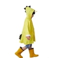 thumbnail image 1 of Girls Spring Summer Autumn Boys' Plain Color Buttoned Thick Poncho Raincoats Rain Ponchos Clothes, 1 of 4