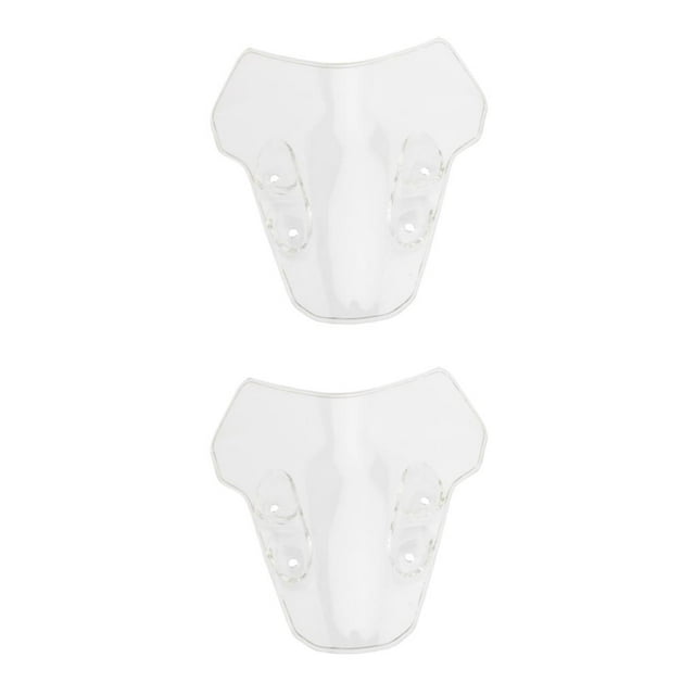 relayinert Constructed With ABS Plastic Motorcycle Windscreen Offers Long-lasting transparent 2Set