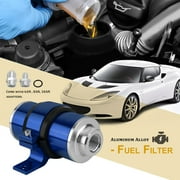 30 Micron High Flow Aluminum Inline Filter With AN6/AN8/AN10 Bracket