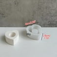 thumbnail image 6 of Vikakiooze Silicone Candle Holder Molds,Five Pointed Star/CircularS/M/L/Heart-Shaped Gypsum Drip Molds - Silica Gel Candle,Tealight & Votive Candle Holders Dining Table Decor, 6 of 7