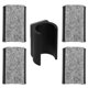 thumbnail image 3 of Almohadillas reutilizables para sillas, protectores de suelo antideslizantes para patas de silla, tapas de puntas para patas de silla, 5 uds., 3 of 6