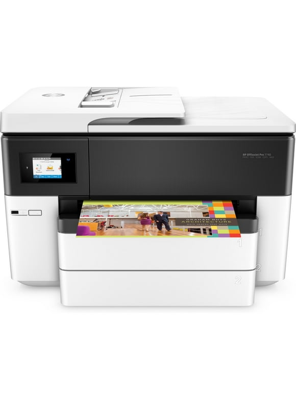 OfficeJet Pro 7740 Wide Format Wireless All-In-One Thermal Inkjet Printer - Print, Copy, Scan, Fax