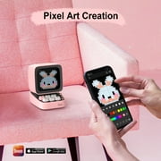 Divoom Ditoo Pro Pixel Art Gaming Bluetooth Speaker with 16x16 LED Display & App Control, 15W, Pink