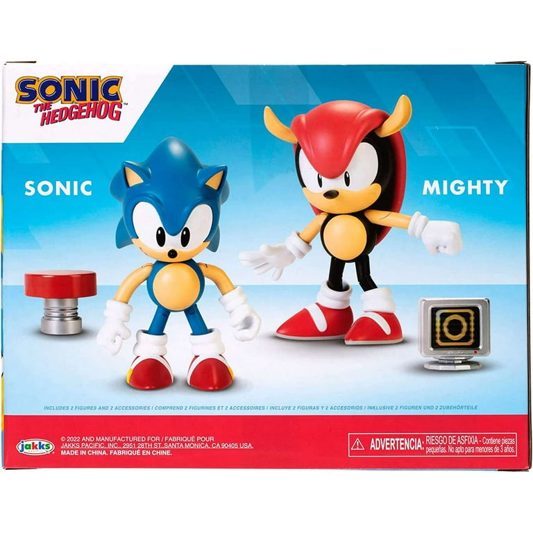 Sonic the Hedgehog 4 Action Figure 2 Pack Classic Sonic & Classic Mighty 