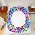 thumbnail image 5 of Feelyou Cheetah Leopard Print Twin Sheet Sets, Modern Fashion Style Bedding, 3-Piece, 5 of 7