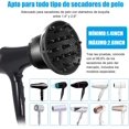 thumbnail image 3 of Difusores para el Cabello Rizado Universal, Hair Difuser Difusor de Secadora para Rizos Para secadores de pelo de 1.4 a 2.6 pulgadas Difusor para Cabello Rizado(Negro Universal), 3 of 5