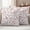 Red, variant on Brown Leaves Herbs Outdoor Waterproof Pillow Covers, Botanical Pastoral Leaf Country Decorative Rectangle Throw Pillowcase Sofa Cushion Sham for Patio/Couch/Chair, 20"x12" 2 Pack