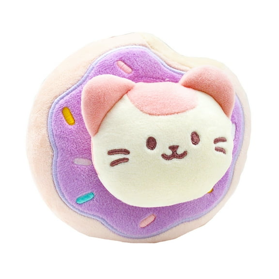 Anirollz 6” Small Squishy Donut Blanket Plush Cat Kitty Stuffed Animal Toy: Kittiroll