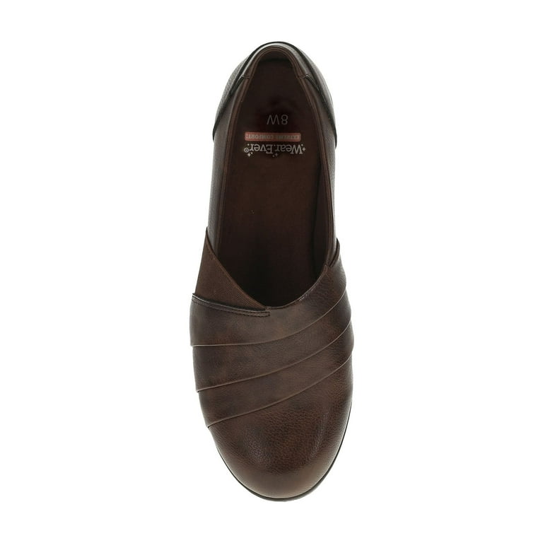 Wear.Ever. Wearever Womens Slip On Shoes Women s Size 9 W Brown