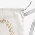thumbnail image 2 of Simply Daisy Merry Christmas Wreath 28 x 36 inch Taupe Laundry Bag, 2 of 3