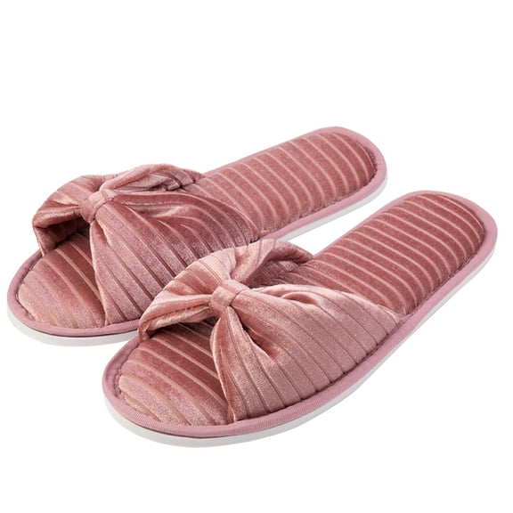 Aerusi Women's Cosmo Heart Bedroom Indoor Slippers