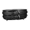 thumbnail image 3 of EHJRE Womens Leather Corset Belt Buckle Cinch Belt Costume Accessories Wide Waist Belt Black, 3 of 9