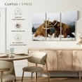 thumbnail image 5 of Elephant Stock Fighting Woolly Mammoths Wall Art - Horizontal Multi Panel Canvas - Living Room Wall Decor - Animal Multi Panel - Beige And Gray Decor - 57" x 36", 5 of 8